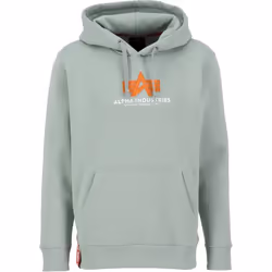 Alpha Industries Basic Rubber Felpa, verde, dimensione S per uomo