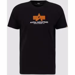 Alpha Industries Basic Rubber Maglietta, nero, dimensione S per uomo
