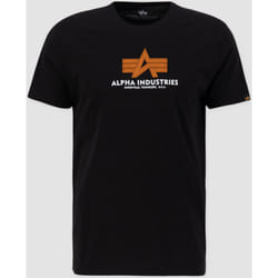 Alpha Industries Basic Rubber Maglietta, nero, dimensione L per uomo