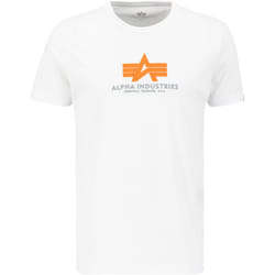 Alpha Industries Basic Rubber Maglietta, bianco, dimensione S per uomo