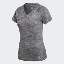Adidas FreeLift Maglietta Scollo a V Manica corta Elastan, Poliestere