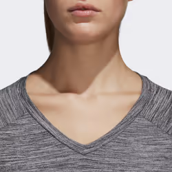 Adidas FreeLift Maglietta Scollo a V Manica corta Elastan, Poliestere - Vista aggiuntiva 5