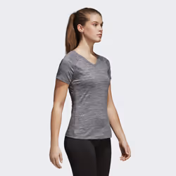 Adidas FreeLift Maglietta Scollo a V Manica corta Elastan, Poliestere - Vista aggiuntiva 6