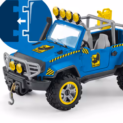 schleich Dinosaurs Off-Road Vehicle With Dino Outpost - Vista aggiuntiva 4