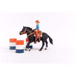 schleich Cowgirl Barrel Racing Fun - Vista aggiuntiva 4