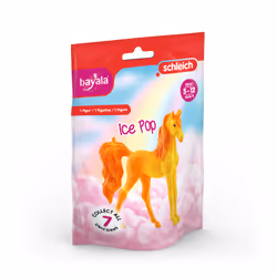 schleich BAYALA Collectible Unicorn Ice Pop, 5 anno/i, Bayala: A Magical Adventure, Arancione, Giallo