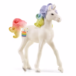 schleich Collectible Unicorn Rainbow Cake, 5 anno/i, Multicolore