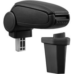 Pro.tec - Poggiabraccio con vano portaoggetti per Hyundai i20 - Similpelle - nero [ ]
