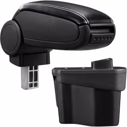 Bracciolo console centrale per: Kia Rio 3. generazione (tipo UB, da 2011) Materiale: Similpelle Colore: nero con cucitura bia ...