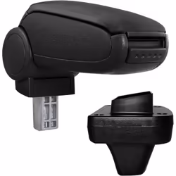 Bracciolo centrale Adatto per Opel Astra K Materiale: con rivestimento in tessuto (tessuto piatto) Colore: nero - Bracciolo i ...