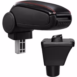 Bracciolo centrale Adatto per Ford Fiesta '18 (8. generazione), da 2017 Materiale: rivestimento in similpelle Colore: nero co ...