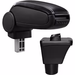Bracciolo centrale Adatto per Ford Fiesta '18 (8. generazione), da 2017 Materiale: rivestimento in similpelle Colore: nero co ...