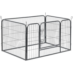 Recinto Gabbia per Piccoli Animali in Acciaio con Porta 125 x 85 x 70 cm Pro.tec