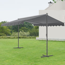 Tenda da sole Autoportante 'Selenizza' (Lu x La x a) 500 x 300 x 260 cm Inclinazione Tenda Regolabile - Grigio Scuro [ Pro.tec