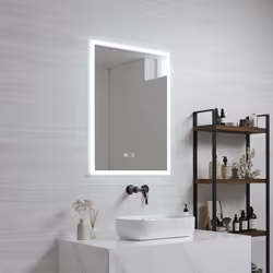 Specchio LED Questo specchio LED unisce funzionalità avanzate con un design moderno per soddisfare le tue esigenze quotidiane ...