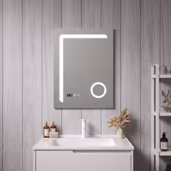 Specchio LED Lo specchio LED da parete rappresenta un'innovazione sorprendente. La retroilluminazione a forma di L conferisce ...