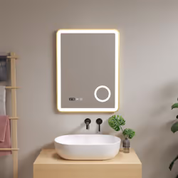 Specchio LED Lo specchio LED unisce funzionalità avanzate con un design moderno per soddisfare le esigenze quotidiane. Con la ...