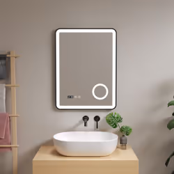 Specchio LED Lo specchio LED unisce funzionalità avanzate con un design moderno per soddisfare le esigenze quotidiane. Con la ...