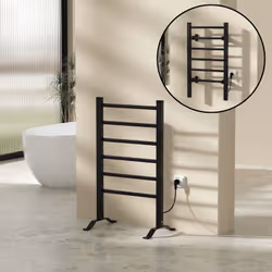Scaldasalviette elettrico Questo scaldasalviette elettrico si distingue per il suo design moderno, che si adatta perfettament ...