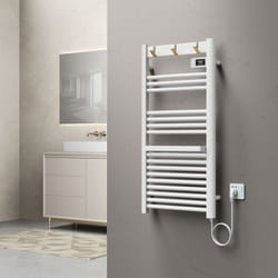 Pro.tec - Scaldasalviette Elettrico Uvdal 105 x 50 cm 500 w Bianco