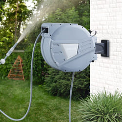 Pro.tec - Avvolgitubo da Parete Amersfoort con Tubo di Irrigazione da 20 m