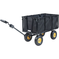 Carrello a Mano Corropoli Vagone da Trasporto max 550 kg Nero Pro.tec