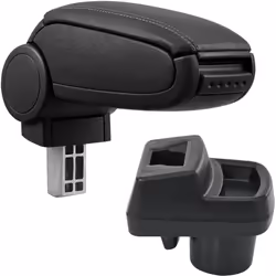 Bracciolo centrale specifico per la macchina: Opel Corsa F (a partire dall'anno di costruzione 2019) Rivestimento: Similpelle ...