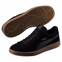PUMA Smash V2, Unisex, Adulto, Sneaker alla moda, Nero, Monocromatico, Chiusura con lacci