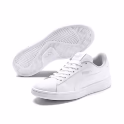 PUMA Smash v2 Youth, Maschio, Bambino, Sneaker alla moda, Bianco, Monocromatico, Chiusura con lacci