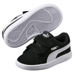 PUMA Smash V2 Suede Unisex Nero, Bianco