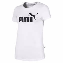 PUMA ESS Logo, Maglietta, Adulto, Femmina, Bianco, Immagine, XS