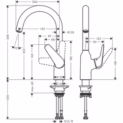 Hansgrohe M42 Cromo - Vista aggiuntiva 6