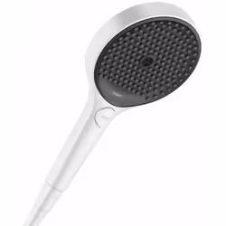 Doccetta a mano con un tipo di getto dimensione del modulo doccia: 130 mm commutazione comoda dei tipi di getto tramite pulsa ...