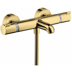 Ecostat Comfort - Miscelatore termostatico per vasca da bagno, color oro lucido 13114990 - Hansgrohe
