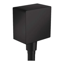FixFit Square Nero - Uscita a muro con valvola antiriflusso 26455670 - Hansgrohe