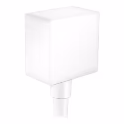 Presa d'acqua Hansgrohe FixFit Square Bianco Opaco con valvola anti riflusso, codice 26455700 La presa d'acqua Hansgrohe FixF ...