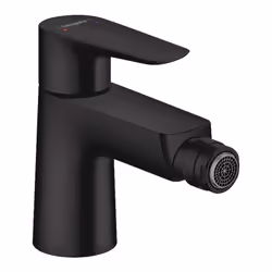Rubinetto Bidet Hansgrohe Talis E colore Nero opaco, Miscelatore Monocomando con Salterello Talis E FinishPlus Con le nuove f ...