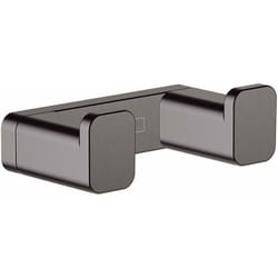 AddStoris - Appendino doppio, cromo nero spazzolato 41755340 - Hansgrohe