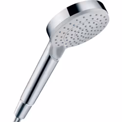 hansgrohe Vernis Blend 1x soffione Vario Soffione doccia con 2 fantastici tipi di getto: pioggia attivabile e potente getto I ...