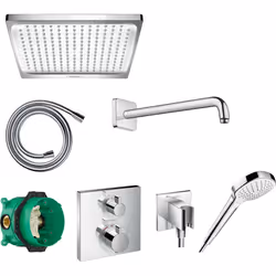 Hansgrohe Crometta E, Parete, Cromo, Valvole rotanti