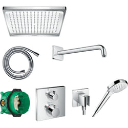 Hansgrohe Crometta E sistema di doccia 1 testina/e Parete Verde, Acciaio inox