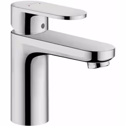 Miscelatore monocomando per lavabo versione: cromata montaggio a foro singolo leva metallica ComfortZone 100 braccio di eroga ...