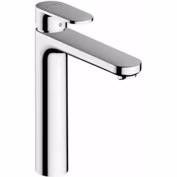 Miscelatore monocomando per lavabo versione: cromata montaggio a foro singolo leva metallica ComfortZone 190 braccio di eroga ...