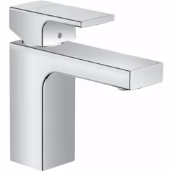 Miscelatore monocomando per lavabo versione: cromata montaggio a foro singolo leva metallica ComfortZone 100 braccio di eroga ...
