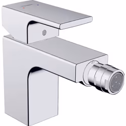 hansgrohe Vernis Shape 1x miscelatore monocomando per bidet Proiezione 124 mm I miscelatori Vernis Shape ispirano con un ecci ...