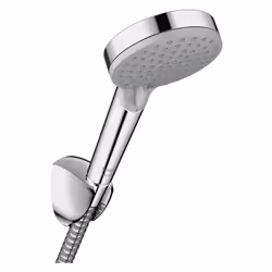 Caratteristiche del set doccia con supporto a parete, doccetta EcoSmart 100 Vario a 2 getti, tubo flessibile da 160 cm, croma ...