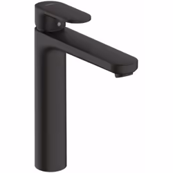 Miscelatore monocomando per lavabo versione: nera opaca montaggio a foro singolo leva metallica ComfortZone 190 braccio di er ...
