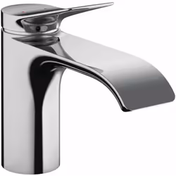 Miscelatore per lavabo verticale Vivenis 80 comando a leva 1 getto: WaterfallStream EcoSmart per il risparmio idrico cartucci ...