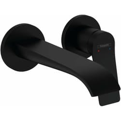 Vivenis - Miscelatore ad incasso per lavabo, montaggio a 2 fori, EcoSmart, nero opaco 75050670 - Hansgrohe