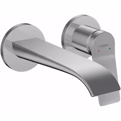 Miscelatore ad incasso per lavabo a due fori Vivenis senza corpo incasso di installazione comando a leva, la leva può essere  ...
